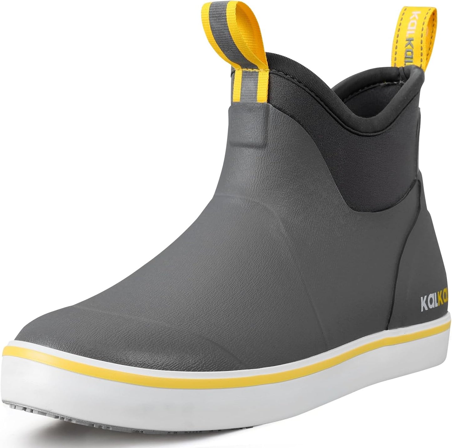 Kalkal Men's Waterproof Deck Boots for Fishing and Gardening
