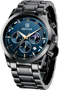 BY BENYAR Mens Watches Analog Quartz Chronograph for Every Occasion