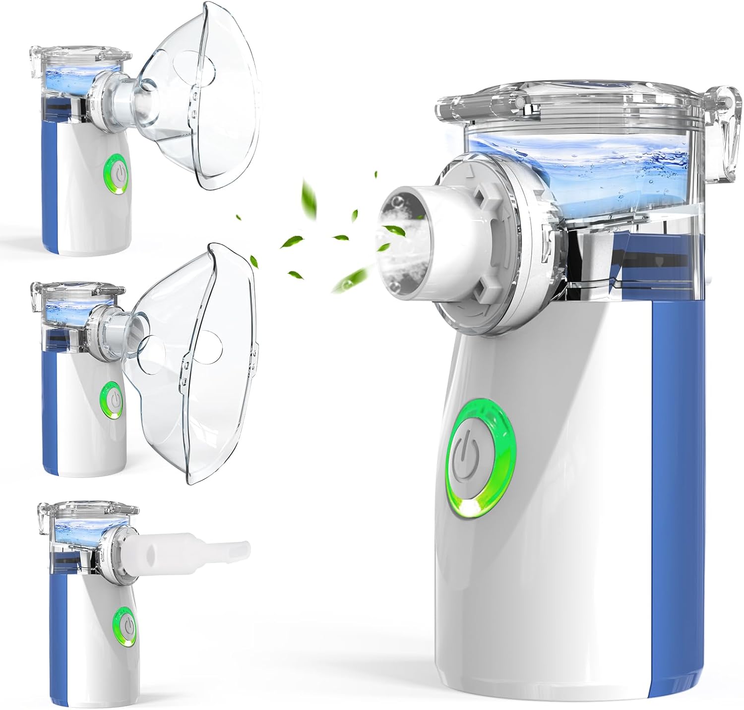 Portable Rechargeable Nebulizer, Quiet & Adjustable, for Adults & Kids