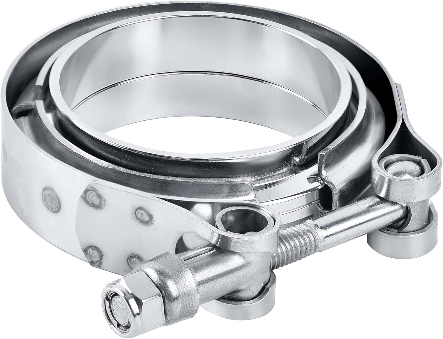 EVIL ENERGY 3.5 Inch V Band Clamp with Flange for Exhaust Systems