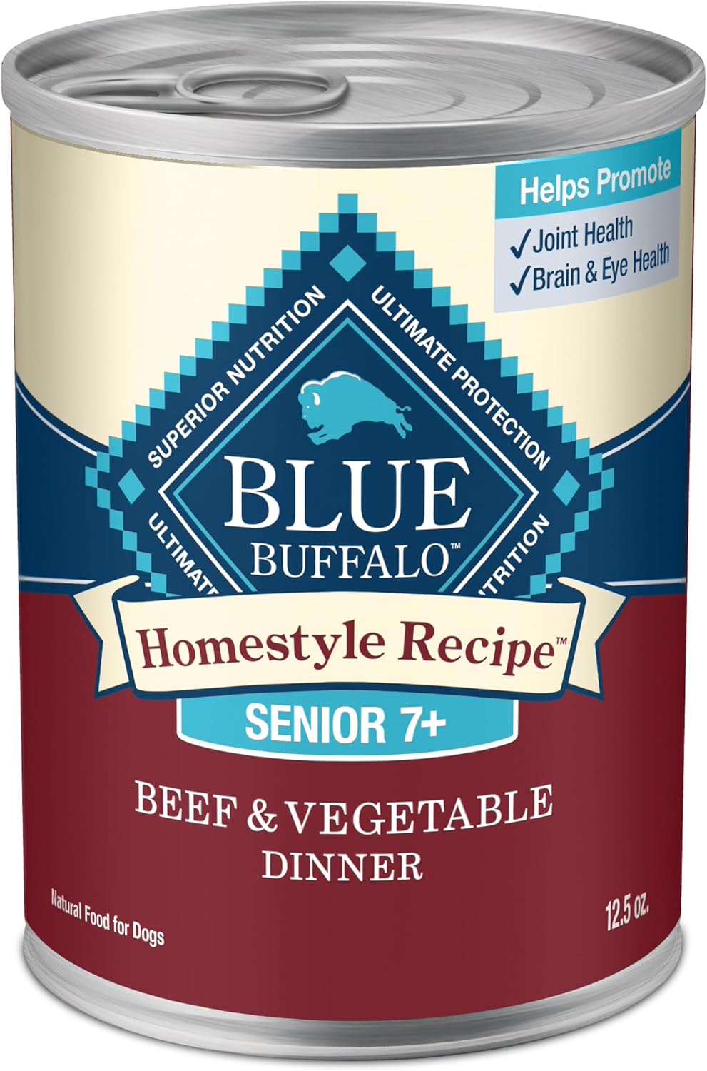 Blue Buffalo Homestyle Recipe Senior Wet Dog Food for Health