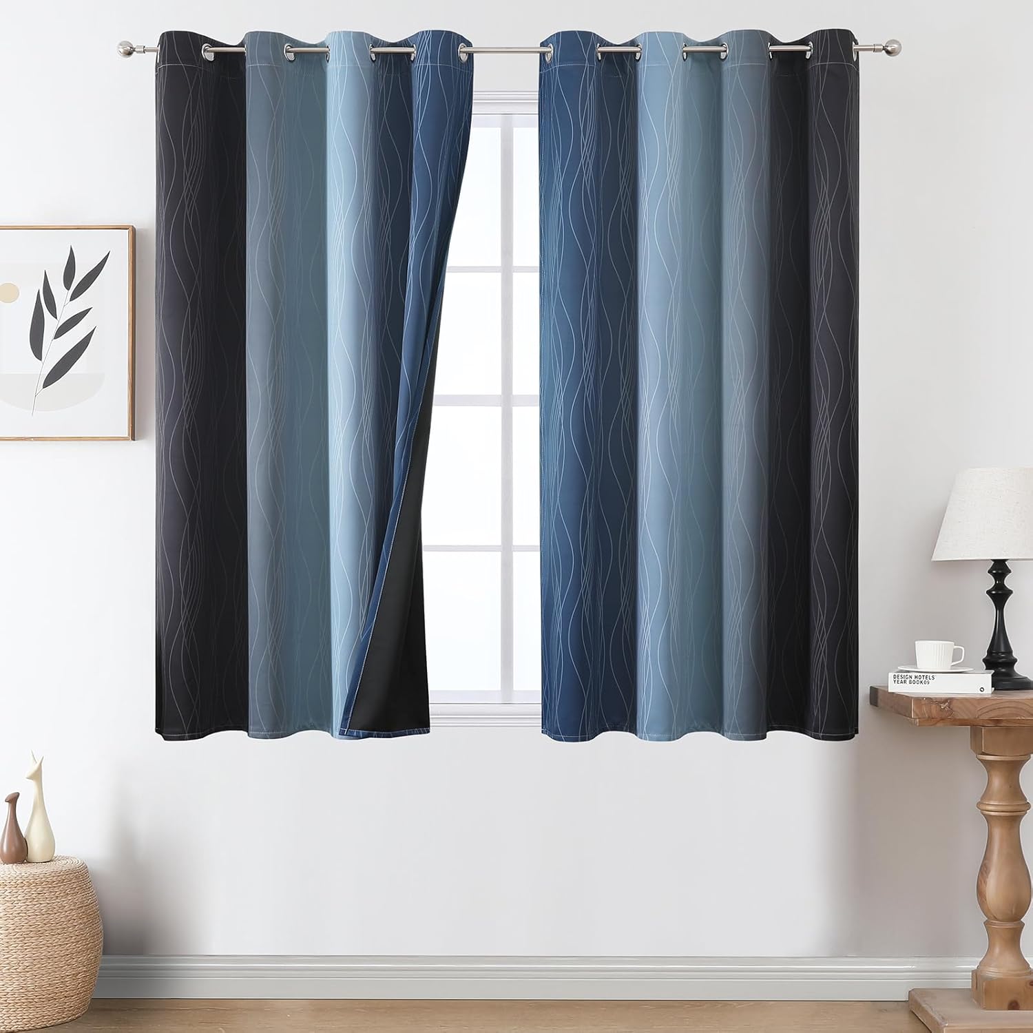 Ombre Blackout Curtains by Estelar Textiler for Full Room Darkening