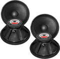 18 in Subwoofer Pair 500W RMS 1000W Max - Powerful Replacement Bass