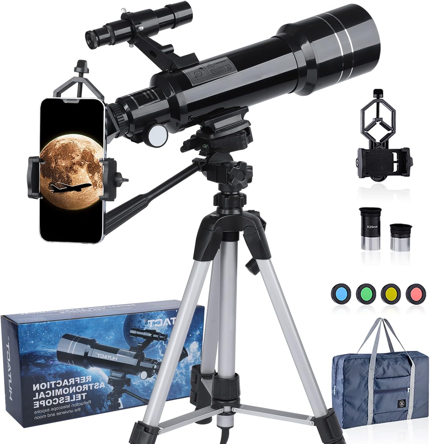 Upgraded Refractor Astronomy Telescope for Kids and Adults