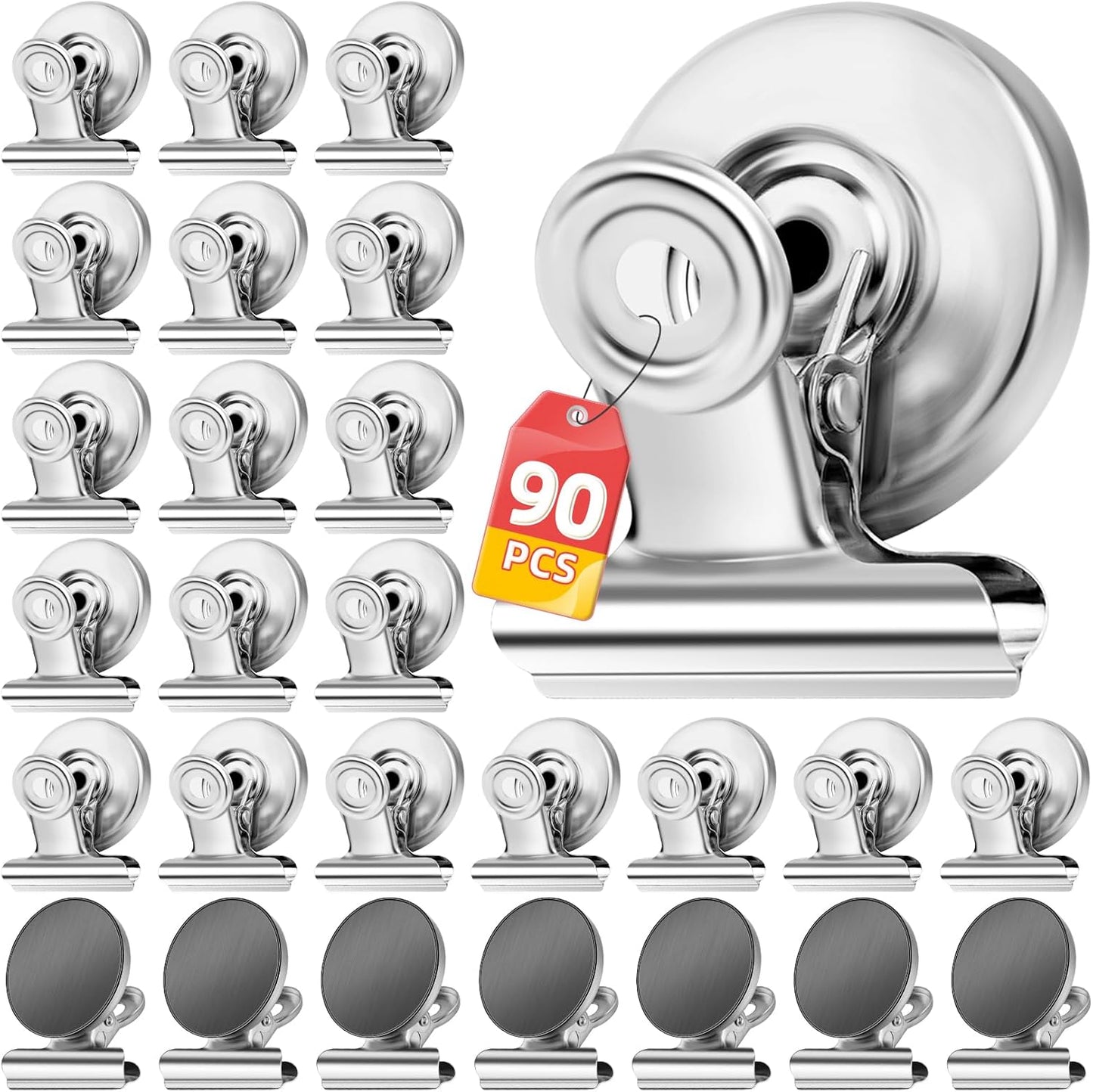 VNDUEEY 90 Pack Fridge Magnets for Organizing Home and Office