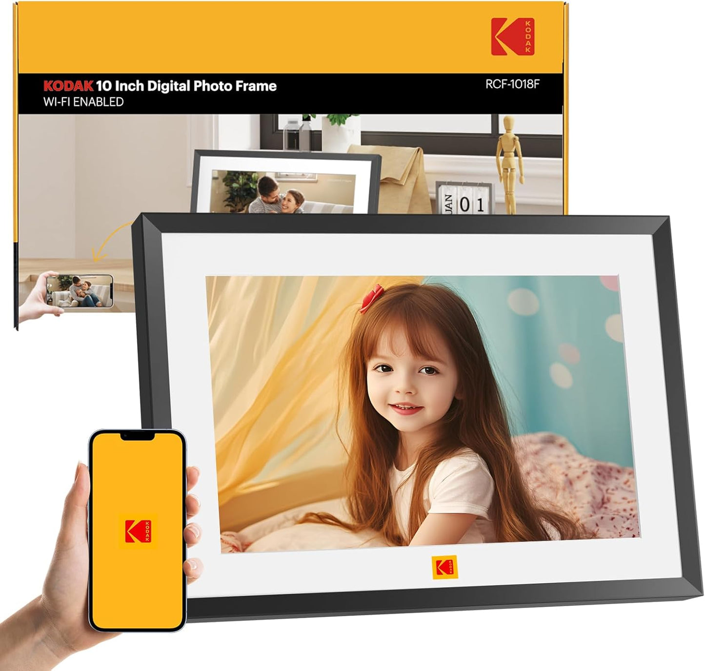 KODAK 10.1 Inch WiFi Digital Picture Frame with Touch Screen