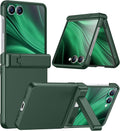 Temdan Galaxy Z Flip 7 Case with Built-in Screen Protector - Slim