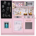 HONEY JOY Kids Kitchen Playset Wooden Little Chef Pretend Toy Kitchen