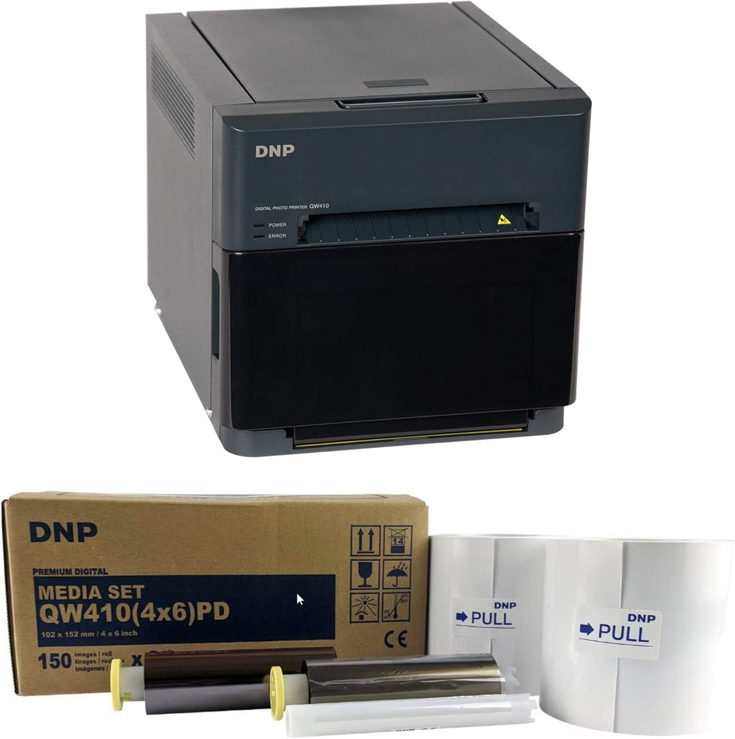 DNP QW410 Professional Photo Printer Bundle - 300 Prints Included