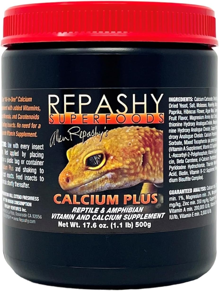 Repashy Calcium Plus 17.6 oz Jar for Optimal Reptile Health