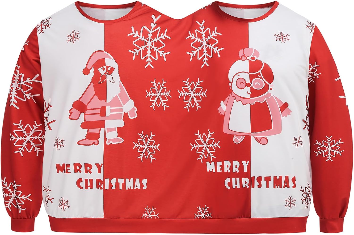 2-Person 3D Ugly Christmas Sweater Set by GRAJTCIN