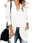 Saodimallsu Womens Loose Open Front Cardigan (Style J85V)