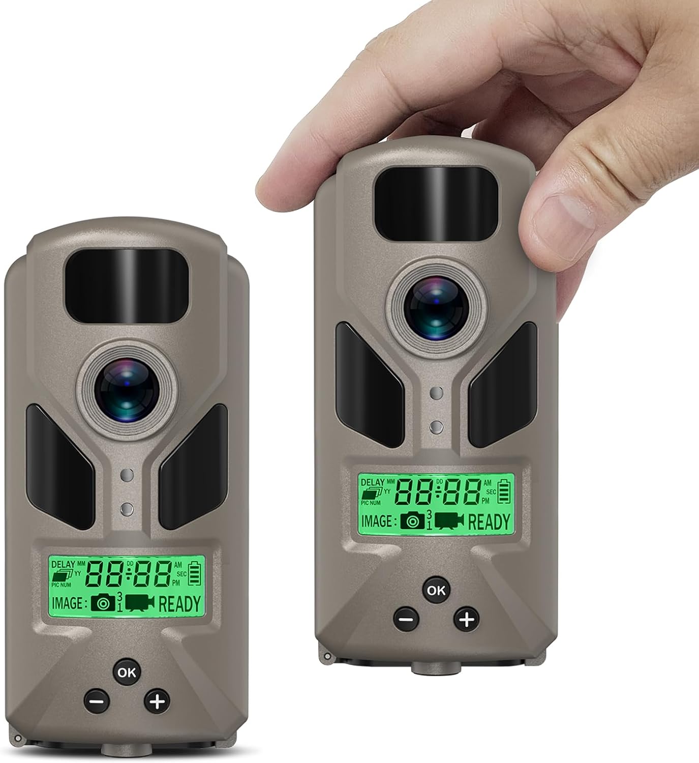 Night Vision Hunting Cam 1080P IP66 Waterproof - 2 Pack