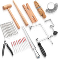 Jewelers Tools Set Including Saw Frame, Bench Pin, Files - Complete