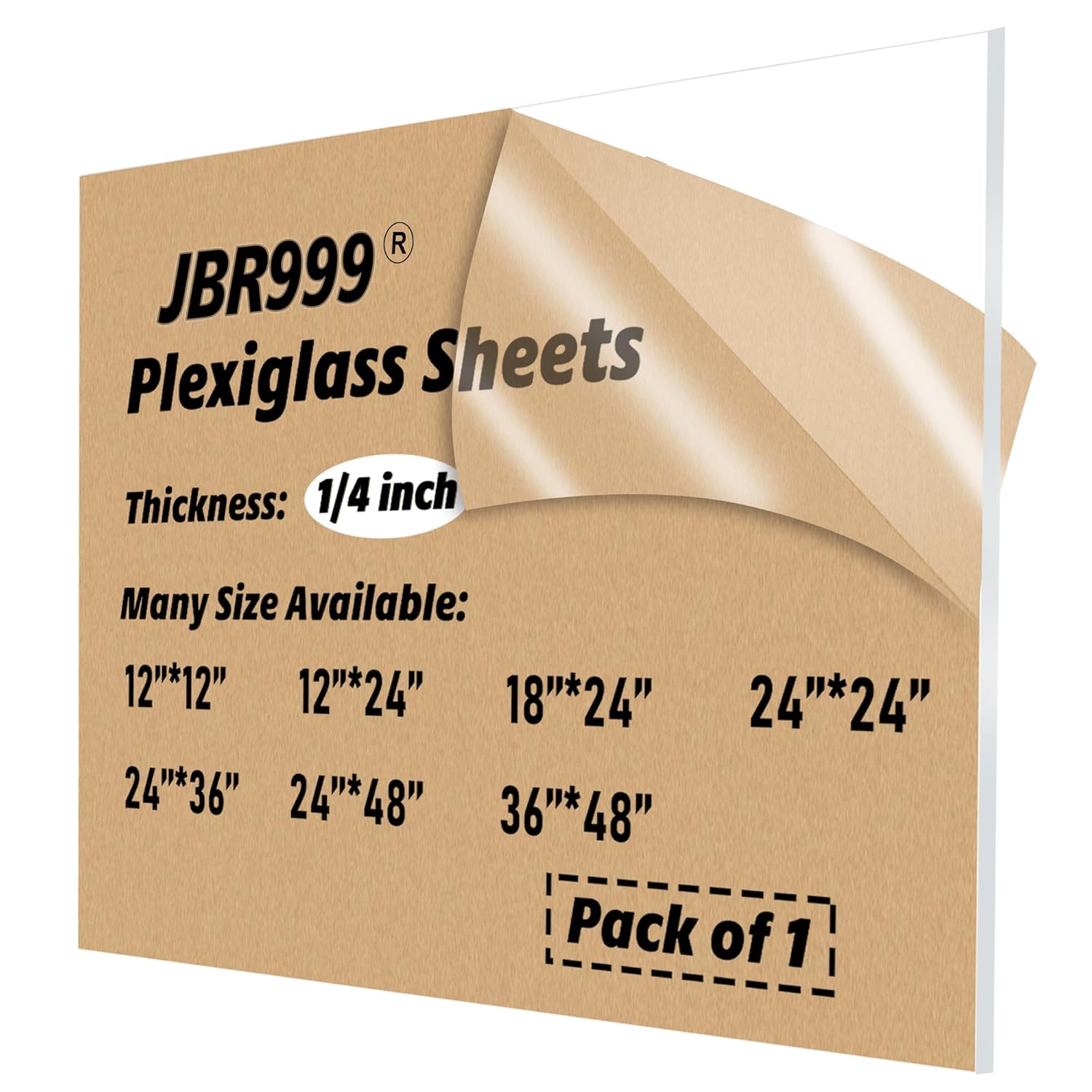24x48 Clear Acrylic Board - Premium Plexiglass Sheets for Crafting