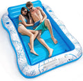 Inflatable Adult Pool Lounger Float - Oversize Sun Tanning Raft