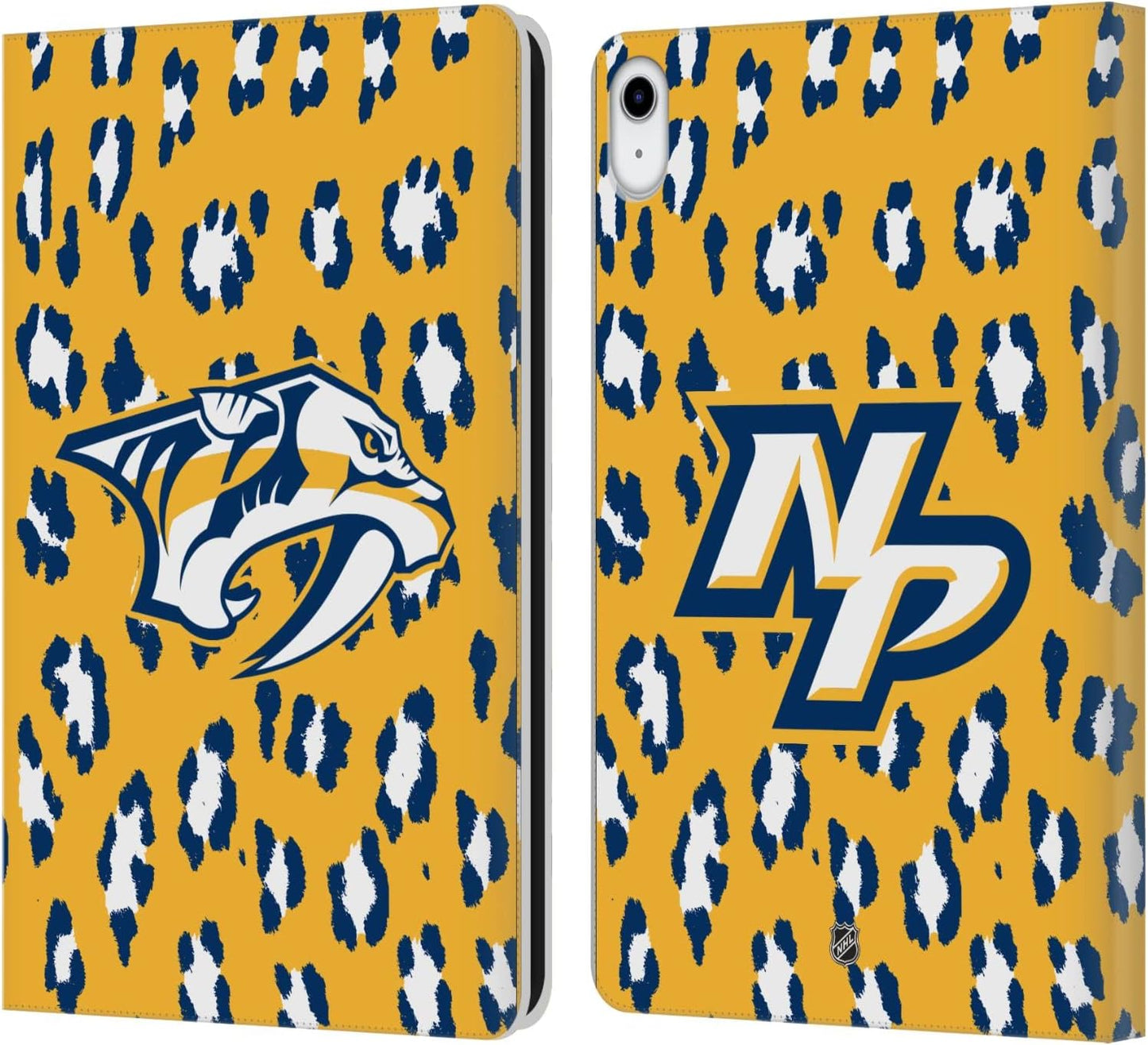 NHL Leopard Pattern iPad 10.9 Case with Wallet Functionality
