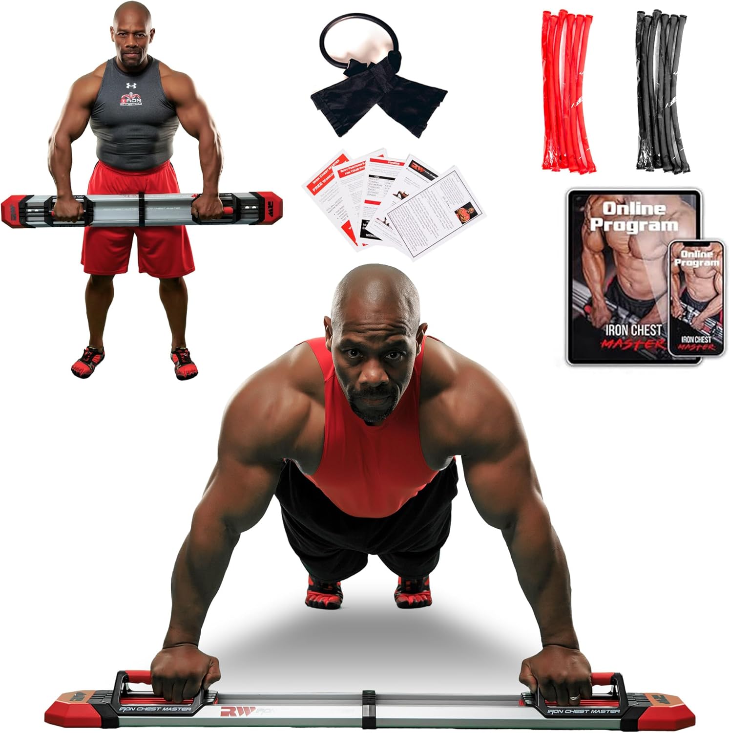 IRON CHEST MASTER Push Up Machine for Ultimate Chest Workouts