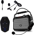 Wireless PA System with Headset and Lavalier Microphones - Portable