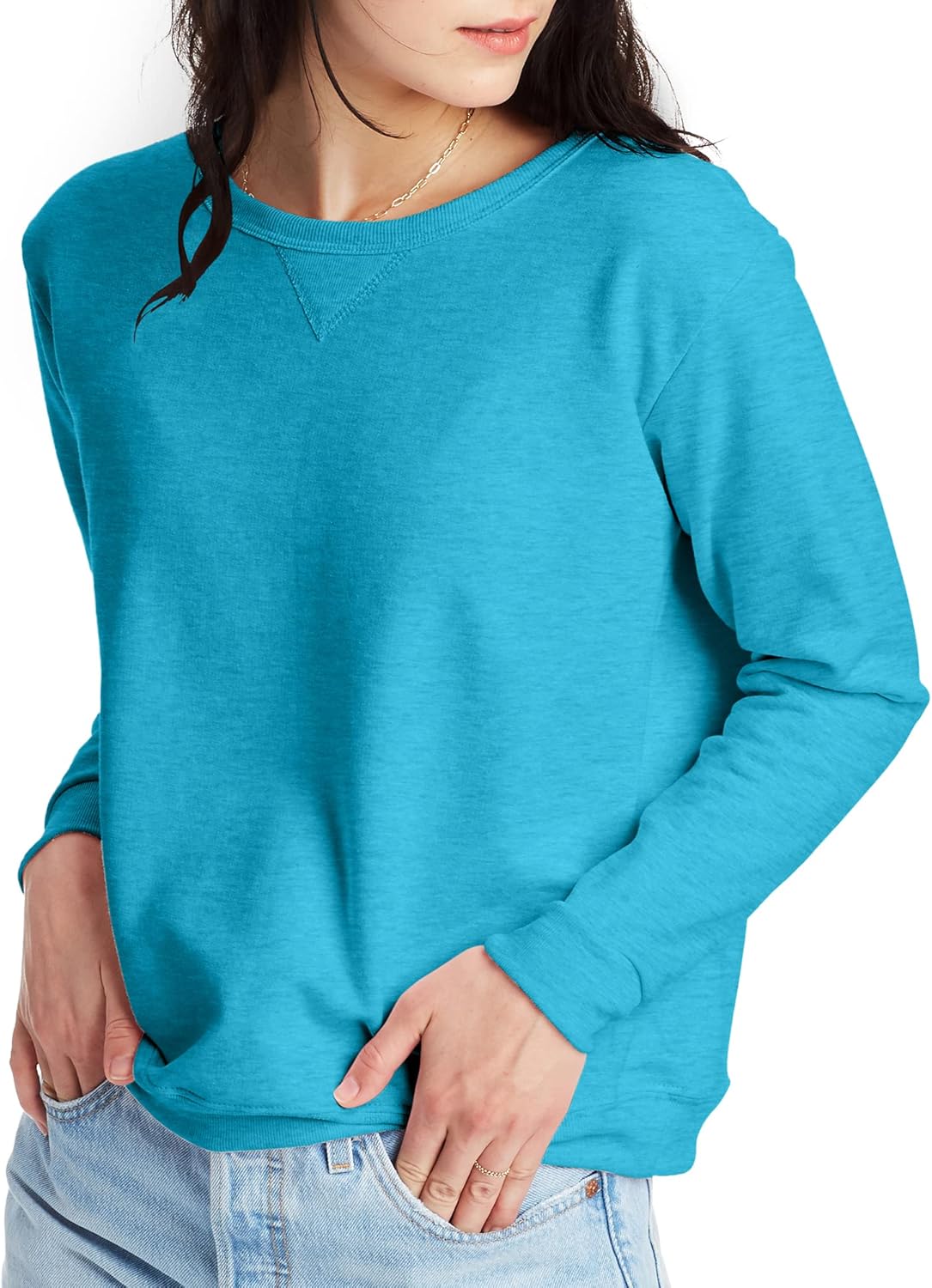 Hanes Eco-Friendly Sweatshirt: Cozy Fleece Pullover