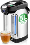 NutriChef Digital Water Boiler and Warmer - 5L Capacity Hot Dispenser