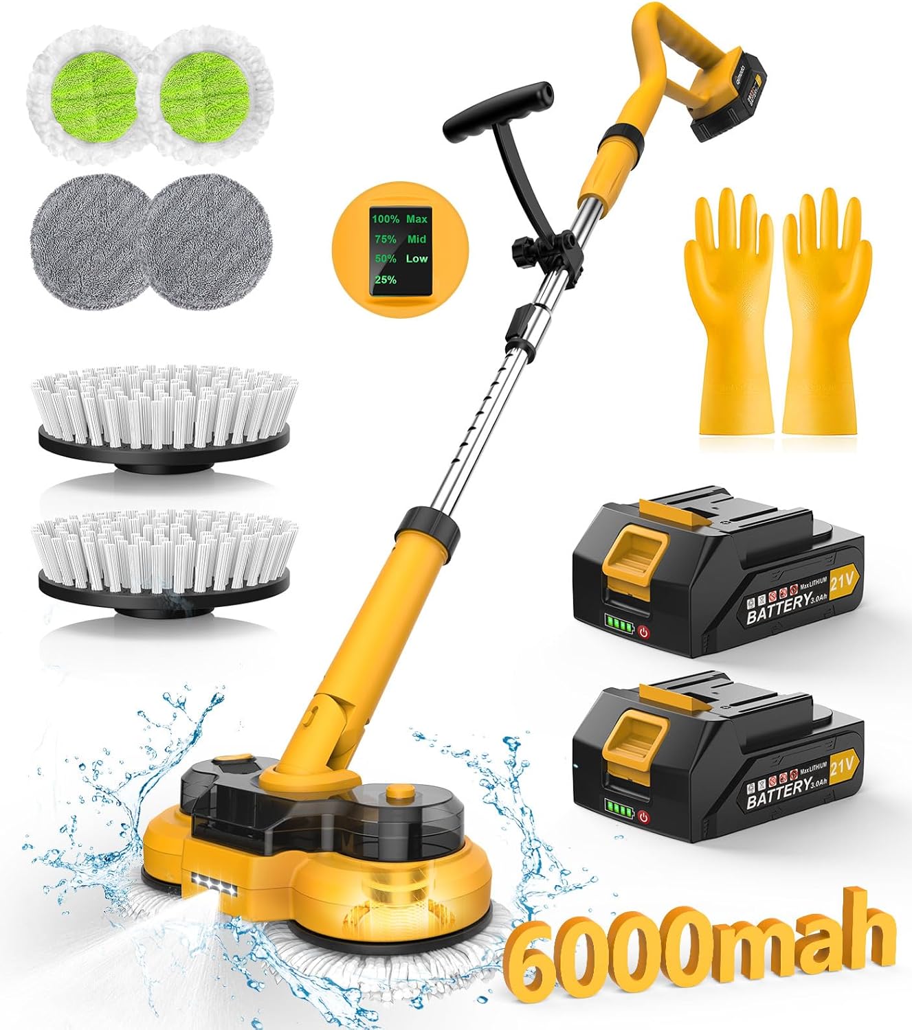 Innovative 6000mAh Electric Mop M1 for Effortless Floor Cleaning