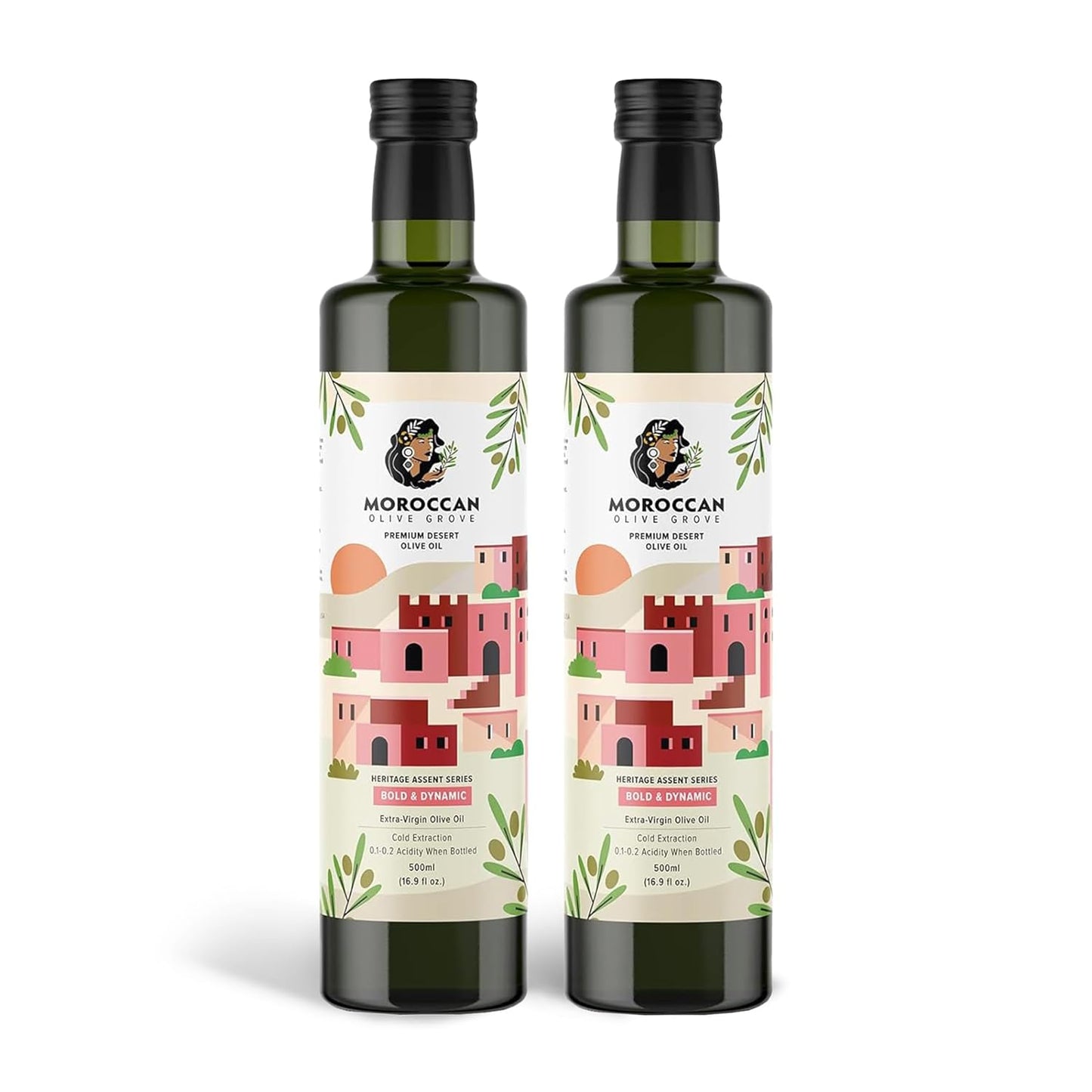 MOROCCAN OLIVE GROVE Red Olive Oil - Bold Cold-Pressed Extra Virgin