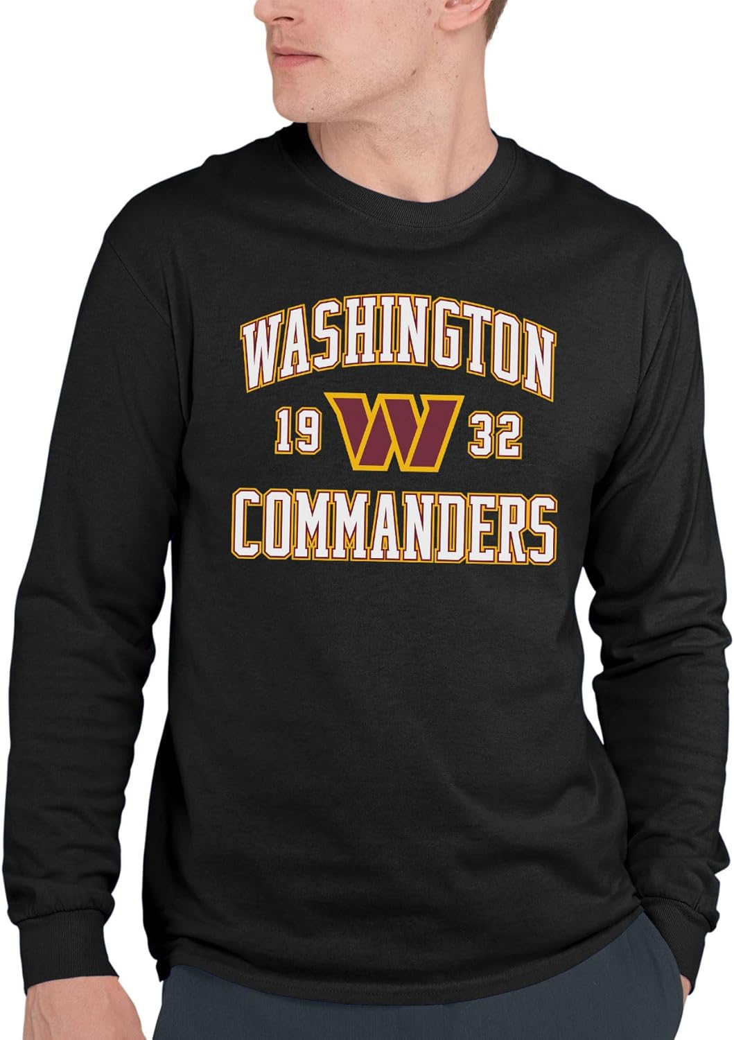 Washington Commanders Long Sleeve Fan Tee for Men & Women