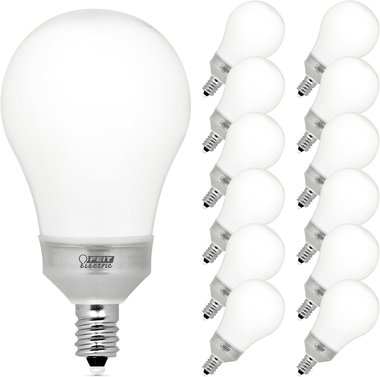Feit Electric A15 Ceiling Fan LED Light Bulb, 12 Pack Dimmable