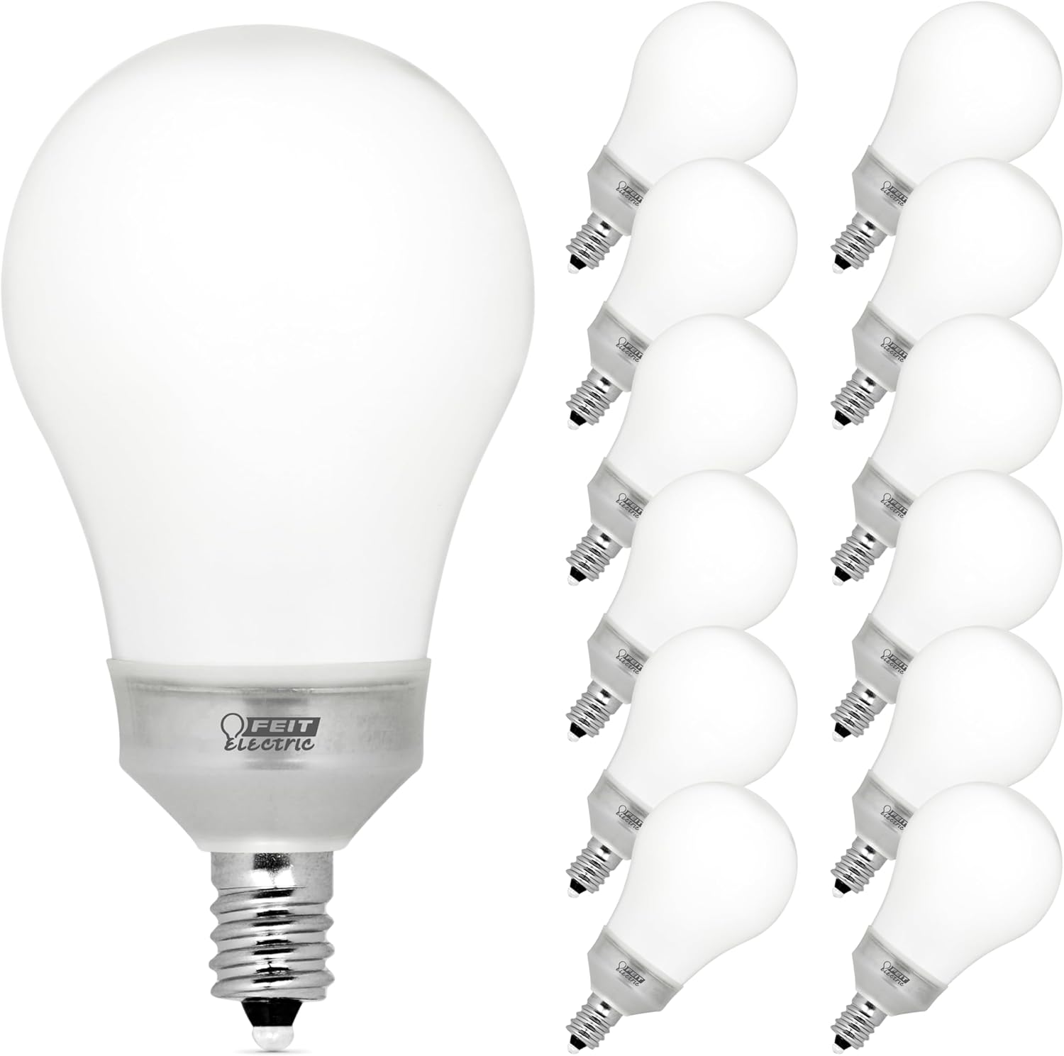 Feit Electric A15 Ceiling Fan LED Light Bulb, 12 Pack Dimmable