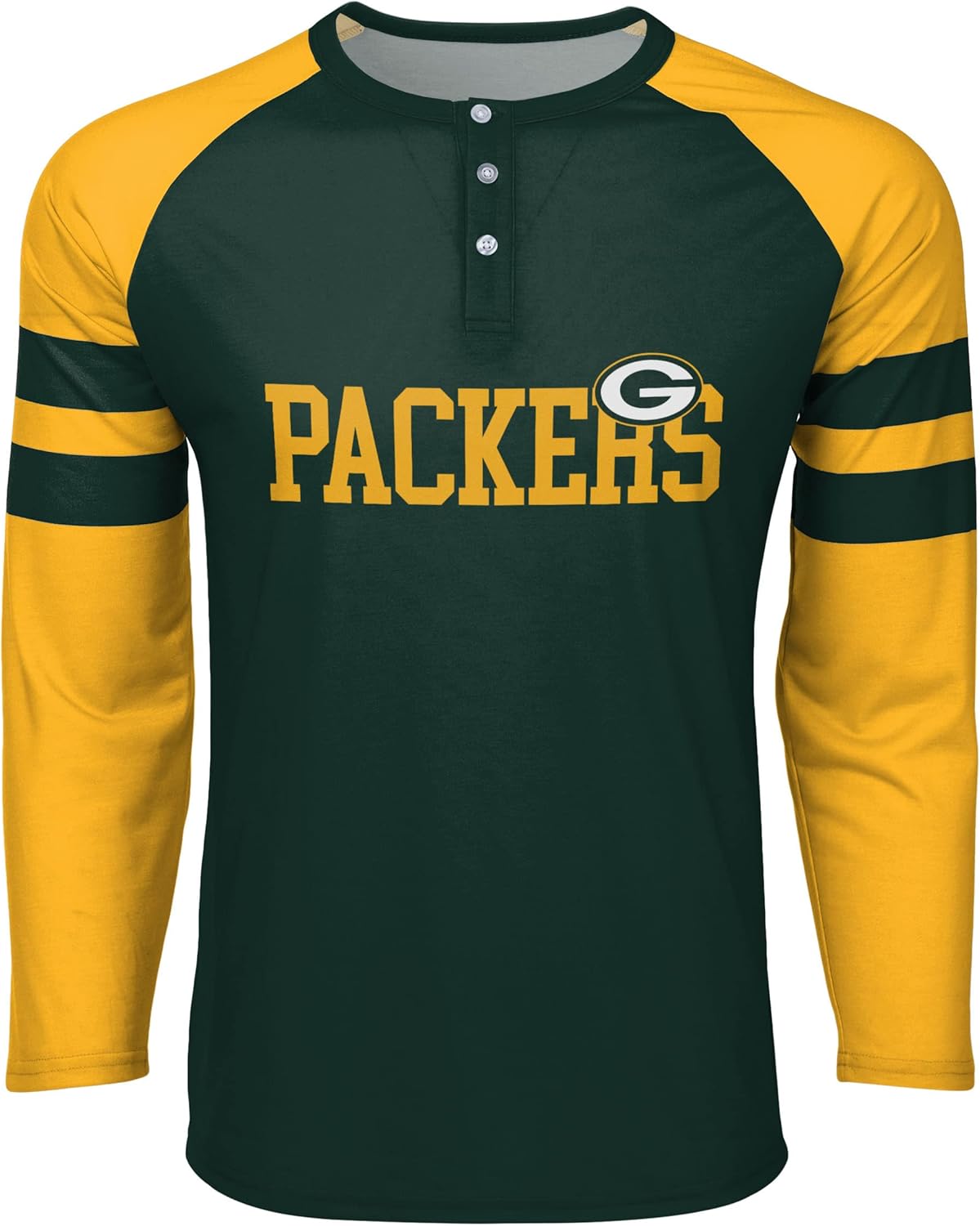 FOCO Men's NFL Team Logo Long Sleeve Henley Shirt Review