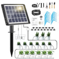 Solar Automatic Drip Irrigation Kit - Smart 25-Mode Watering for 15