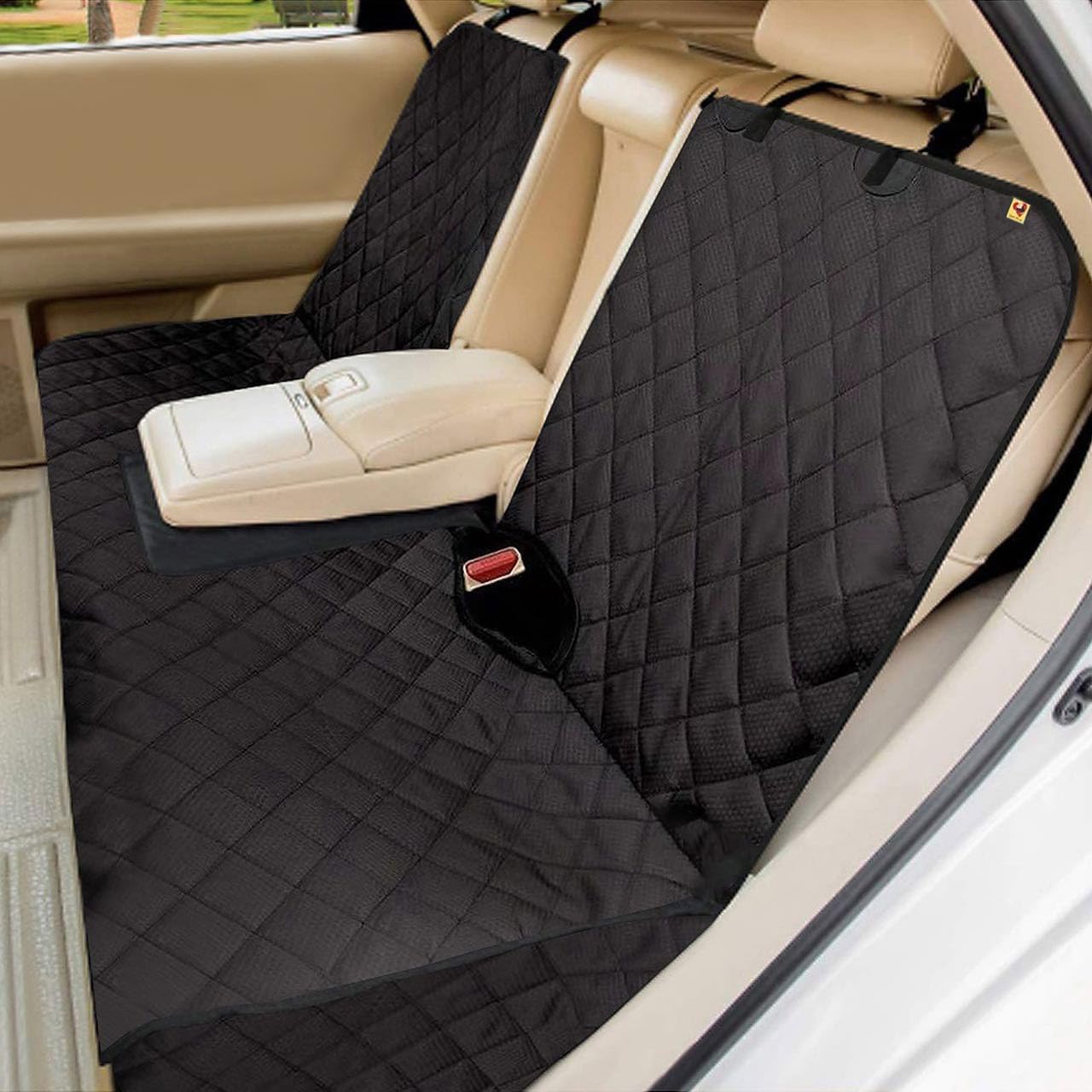 Waterproof Dog Car Seat Cover: Protects Back Seats!