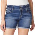 WallFlower Luscious Curvy 9-in Mid-Rise Bermuda Shorts - Curve keep