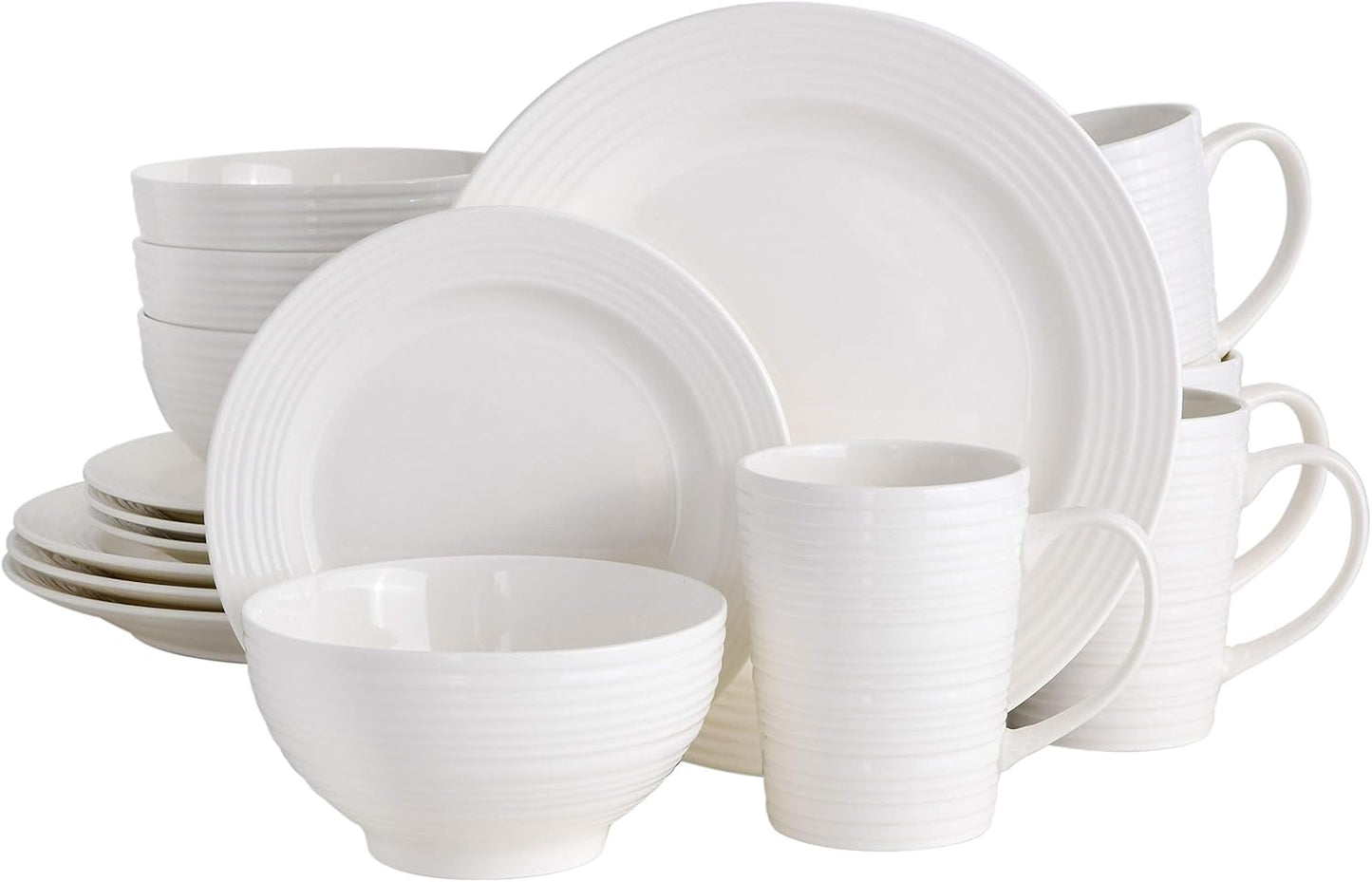 Gibson Home Amelia Court 16 Piece Dinnerware Set for Every Occasion