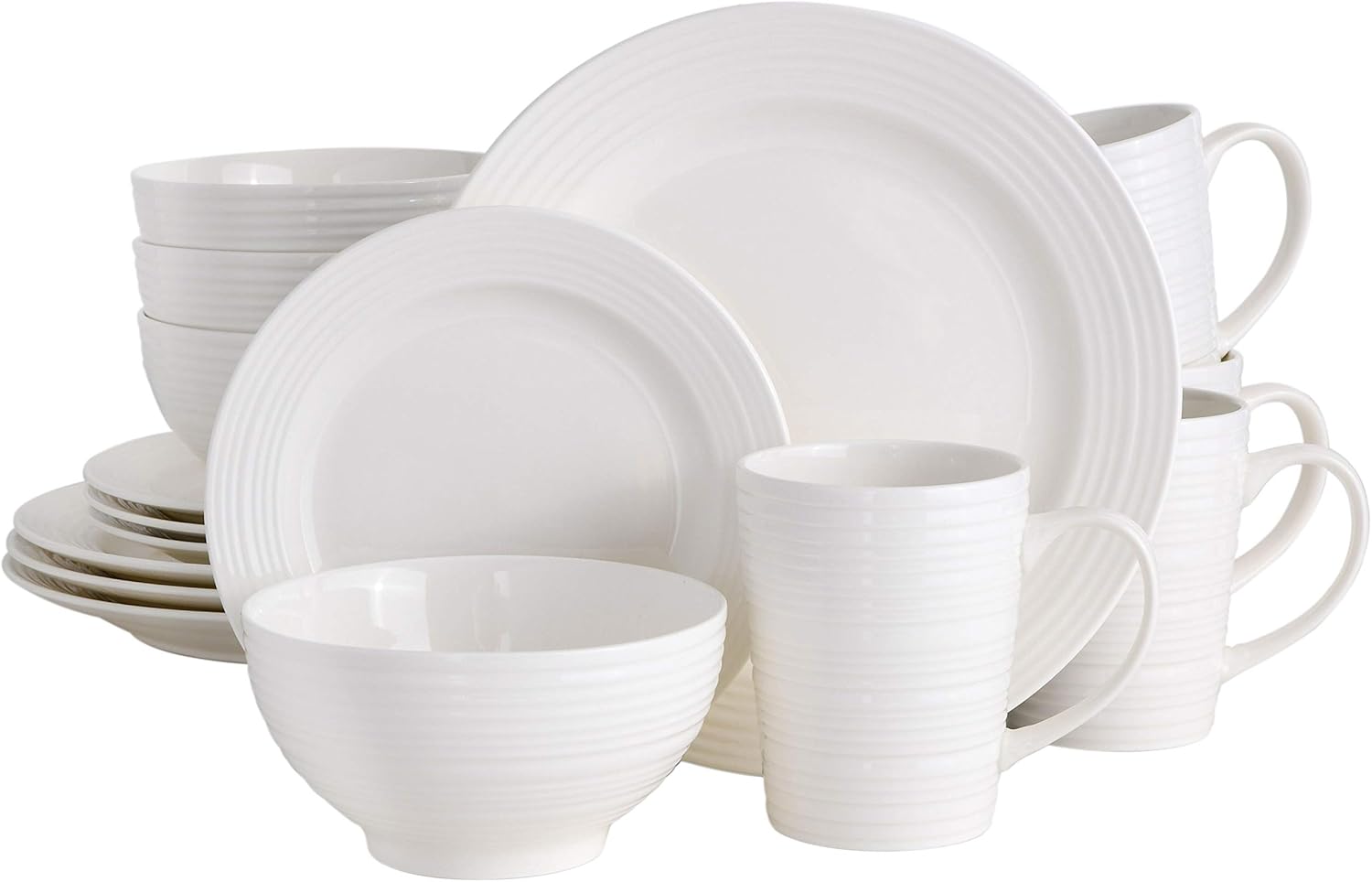 Gibson Home Amelia Court 16 Piece Dinnerware Set for Every Occasion