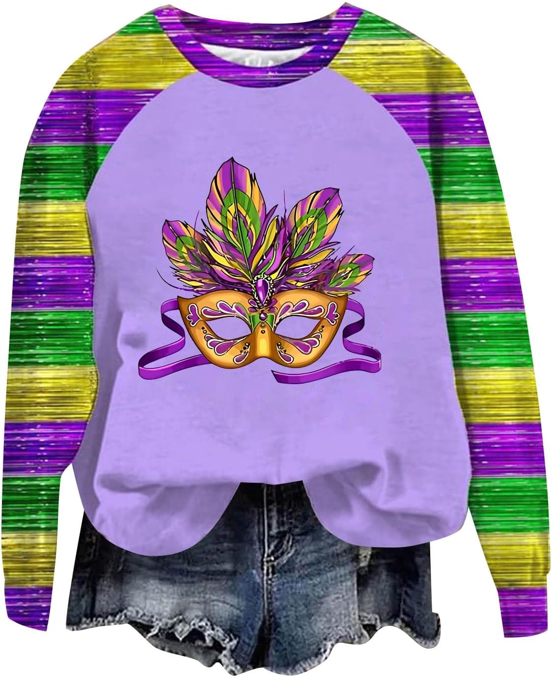 Mardi Gras Saints Pullover - Festive & Comfortable!