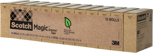 Scotch Magic Greener Tape for Fixing Paper and Office Supplies