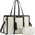 LOVEVOOK Laptop Bag for Women 17 in - Lightweight Canvas Tote