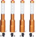 4 Pieces Bottle Service Light Rechargeable LED Strobe Baton Lights
