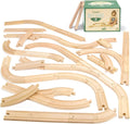 Conductor Carl 56-Piece Wooden Train Track Pack - Bulk Expansion
