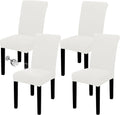 Waterproof Dining Chair Cover Set of 4 - Stretch Jacquard Parson