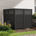 KINYING Air Conditioner Fence Privacy Screen - 4 Panel Outdoor
