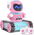LED RC Robot Toy for Girls with Programming and Walkie Talkie - Fun