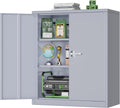 Greenvelly Metal Storage Cabinet 36in Locking Steel Cabinet - Heavy
