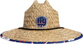 FOCO NFL Team Logo Floral Lifeguard Straw Sun Hat - Team Pride