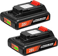 Lipop 2Pack 20V 3.5Ah Replacement Battery for Black and Decker