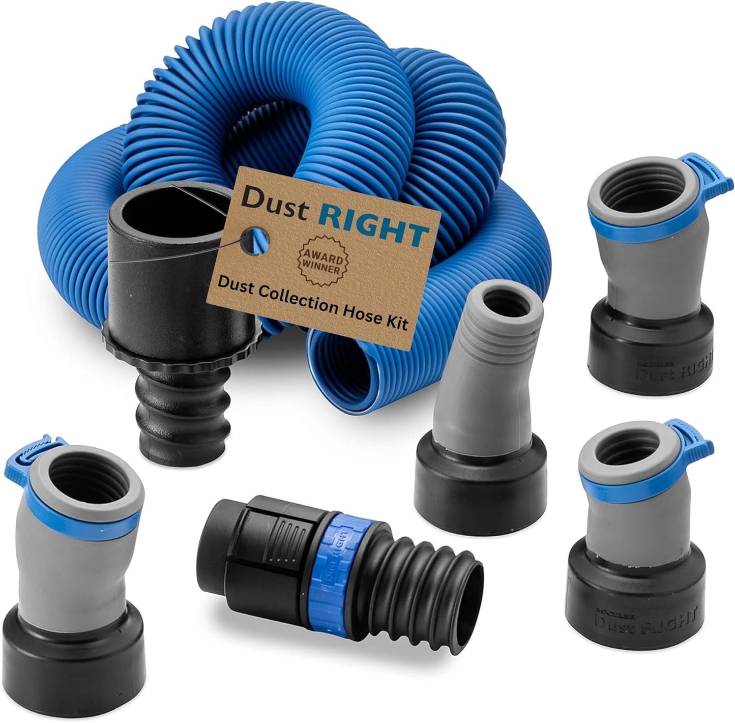 Dust Right Flexiport Power Tool Hose Kit for Woodworking Needs