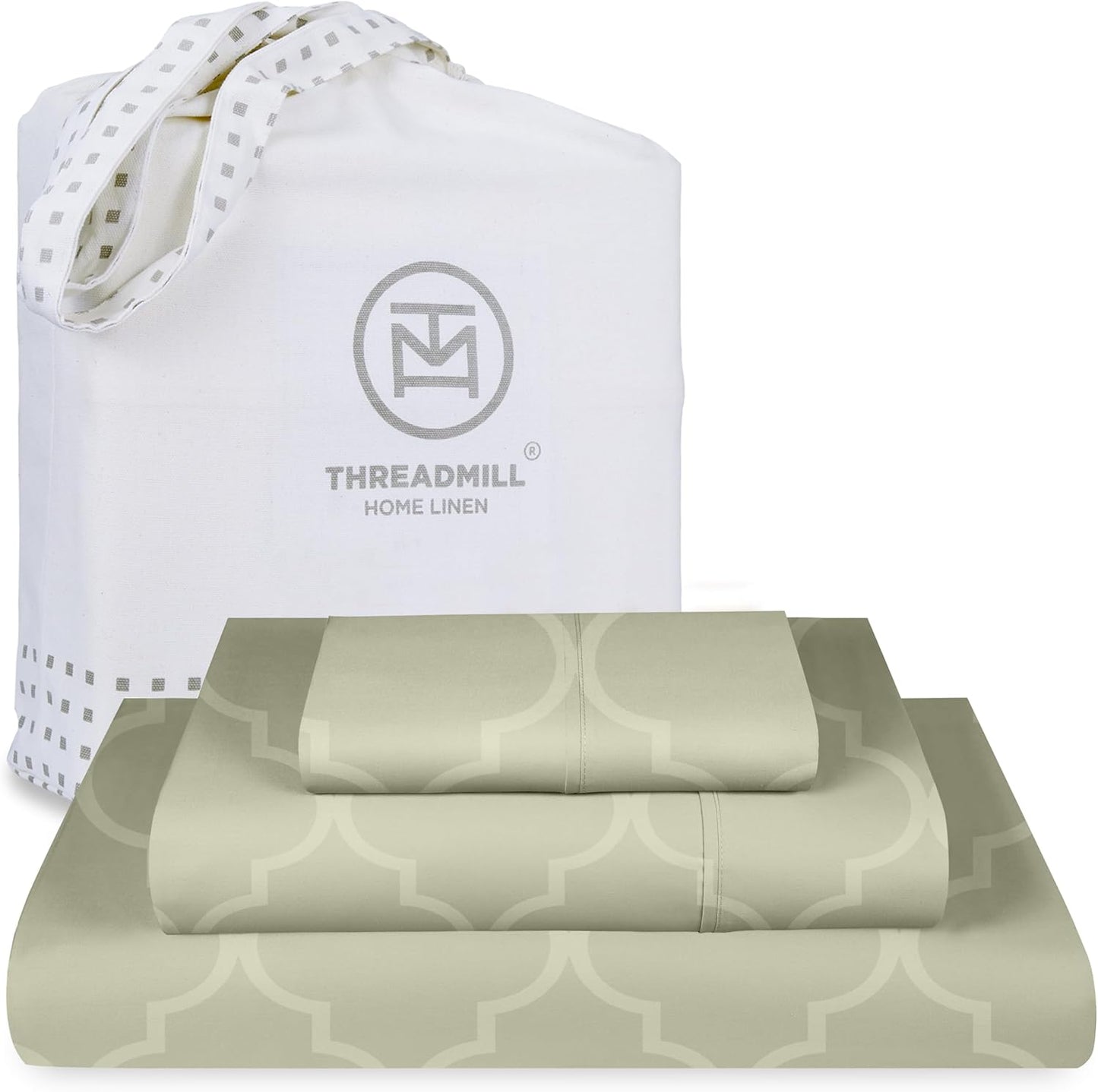 Threadmill Cotton Twin XL Sheet Set for Ultimate Comfort