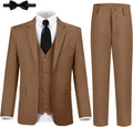 Boy's 6 Piece Formal Suit Set Slim Fit Tuxedo for Wedding